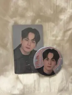 JO1 豆原一成のトレカと缶バッチのセットです