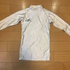 FINTA アンダーシャツ　150cm FINTA 白　ハイネック　サッカー