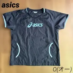 asics アシックス　ピステ　ウォームアップウェア 黒/青　O(XL) 半袖