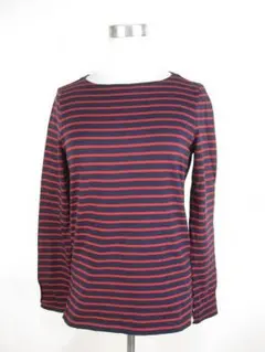 エーグル AIGLE カットソー ボーダー M 赤 ネイビー M33