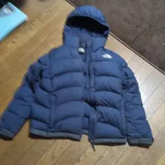 The North Face フード付きダウンジャケット ネイビー