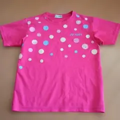 YONEX テニスウェア Tシャツ ピンク ドット柄のサムネイル