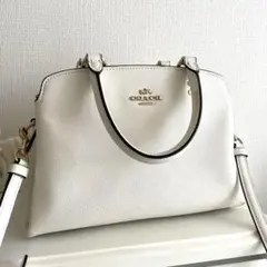 コーチ　ハンドバッグ　ショルダーバッグ　ホワイト