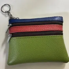 多色合成皮革コインケース