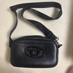 DIESEL ディーゼル Dロゴ ショルダーバッグ ブラック ファスナー故障のサムネイル