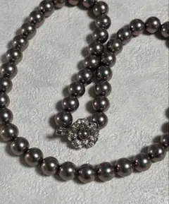 ブラウンパール　イヤリングセット　ウィンクパール　8㎜玉　人工パールの最高峰