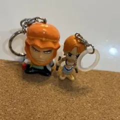 ONE PIECE ワンピース ゾロ＆ナミ めじるしアクセサリー＆キーホルダ加工