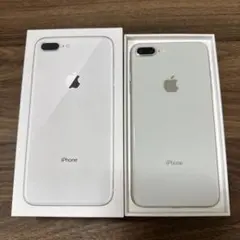 美品 iPhone8 Plus 256 GB シルバー 本体 SIMロック解除済