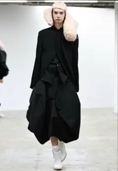 2020 AW HYKE PILE DUFFLE COAT BLACK サイズ1 - メルカリ