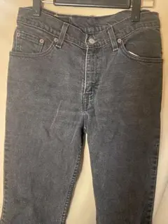 80's USA製 リーバイス 517 ストレッチ ブラック ②