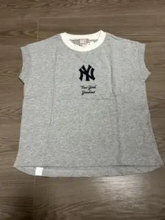 プティマイン　ニューヨーク・ヤンキース Tシャツ グレー　120