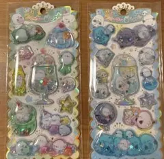 キラキラウォーターインシール シマエナガ