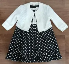 フォーマルドレス、カーディガンセット 110cm　リボンクルール