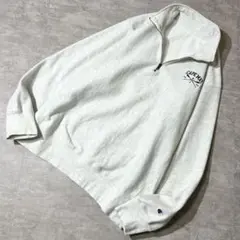 00s champion ハーフジップ リバースウィーブ スウェット ケープメイ