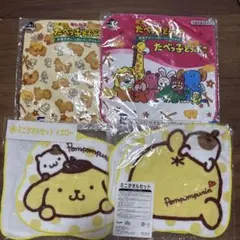 一番くじ　たべっ子どうぶつ　ハンドタオル　ポムポムプリン ミニタオルセット