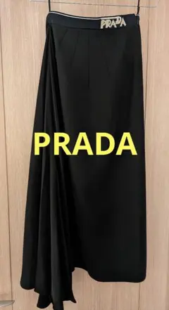 美品　PRADA プラダ　プリーツ　フレア　ロゴ　スカート 2025年最新】PRADA プリーツスカートの人気アイテム - メルカリ