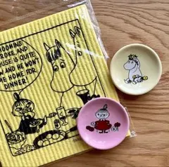 新品 ムーミン スポンジワイプ ディッシュクロス 小皿 豆皿 ミニプレートのサムネイル