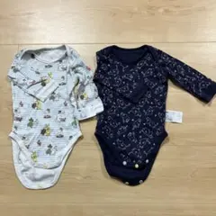 UNIQLO ベビー長袖シャツ肌着 70cm 2枚セット