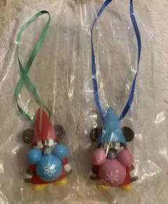 ディズニー　クリスマス　リルリンリン　カプセルトイ　 2種類