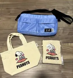 スヌーピー　サコッシュ　ランチバック　ショルダーバッグ　ショルダーポーチ　鞄