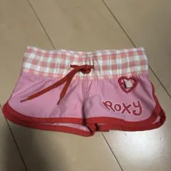 ROXY サーフパンツ 100cm ピンク チェック
