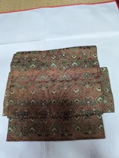 八寸名古屋帯 茶