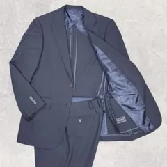 スーツカンパニー 洗える ストレッチ ネイビー ストライプ スーツ 170-6