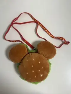 ディズニー　ミッキーシェイプ　ハンバーガー型　パスケース　東京ディズニーリゾート