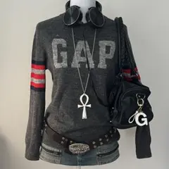 GAP ロゴデザインニットカットソー グランジ Y2K 平成ギャル マクブリング