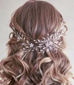 YNS WEDDING ヘッドドレス 花モチーフ