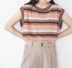 JEANASIS ノースリーブニット