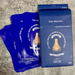 One-day's you ノーモアブラックヘッド ノーズパック 4枚