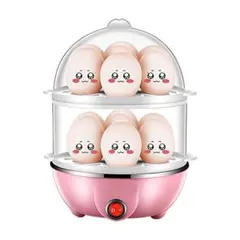 ★ 二重層エッグクッカー14卵容量ハードボイルドエッグクッカー40mLのサムネイル