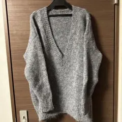 グレー ニットセーター Mサイズ