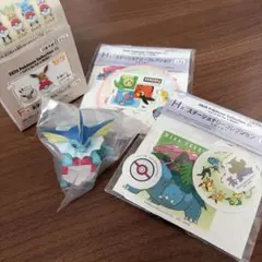 ポケモン一番くじ 街歩きちらりんフレンズ シャワーズ ステッカー付き