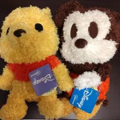 プーさん＆ミッキーの友達 ぬいぐるみセット