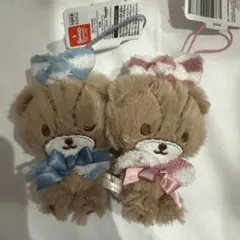 タグ付　サンリオキャラクターズ　タイニーチャム　ふわふわパジャママスコット