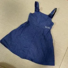 メゾピアノ/ mezzopiano/ジャンパースカート デニム　100