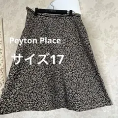 美品　大きいサイズ17 ペイトンプレイス　花柄スカートのサムネイル