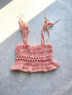 サーモンピンクガールなビスチェ