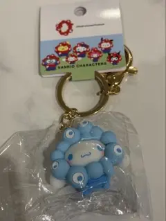 大阪万博　サンリオ　シナモンロール、 ミャクミャク　なりきり立体キーホルダー