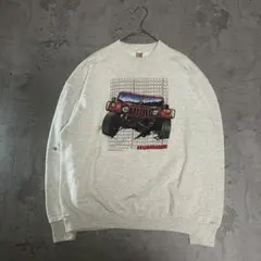 HUMMER ハマー スウェット グレー XL フルーツオブザルーム USA古着