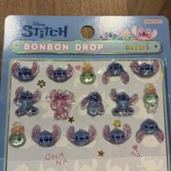 スティッチ ボンボンドロップシールmini おすそ分け