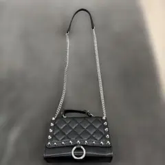 ZARA ザラ　ショルダーバッグ　ブラック　レディース　スタッズのサムネイル