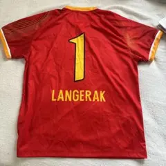 名古屋グランパス　1994復刻tシャツ　ユニフォーム　1番　ミチェル・ランゲラク
