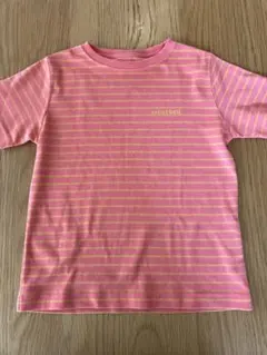 mont-bell ピンク ストライプ トップス