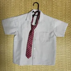 半袖シャツ ネクタイ付き