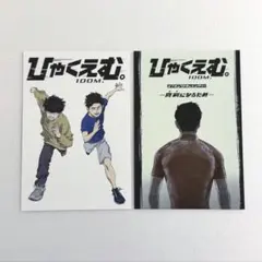 「ひゃくえむ。」イベント特典限定ポストカード 「財津の軌跡」 映画「ひゃくえむ。」陸上雑誌コラボ限定ポストカード「財津の軌跡