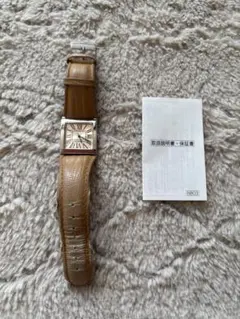 【NATURAL BEAUTY】アナログ時計 ベージュ ジャンク