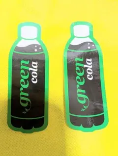 green cola ステッカー 2枚セット